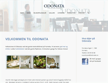 Tablet Screenshot of odonata.no